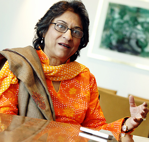 Asma Jahangir. Photo by Pietro Naj-Oleari