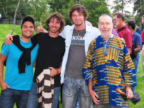 NABEC Undergraduate Student Design award winners: Guillaume Proulx-Gobeil, David Molesworth, Louis-Martin Dion.