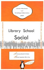Library School Social poster
