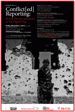 Photojournalism: Then & Now symposium – 1-2 November 2012 Photojournalism Symposium poster
