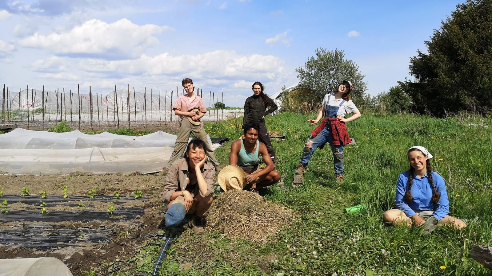 Students of the Macdonald Student-Run Ecological Gardens