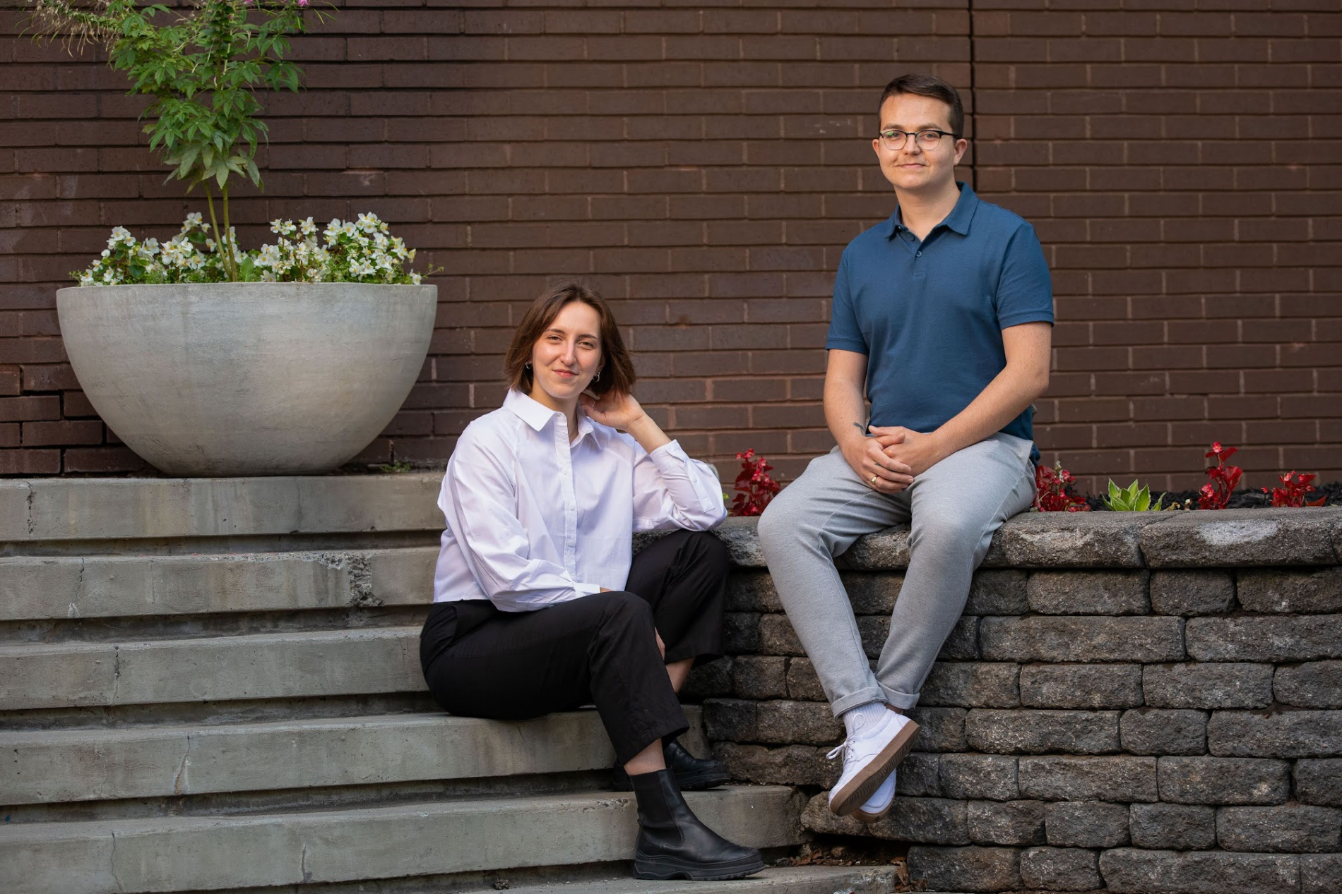 Sarah Nixon and Brandon Montour