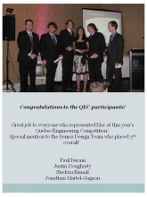 Paul Deram, Justin Dougherty, Shefaza Esmail, Jonathan Martel-Gagnon