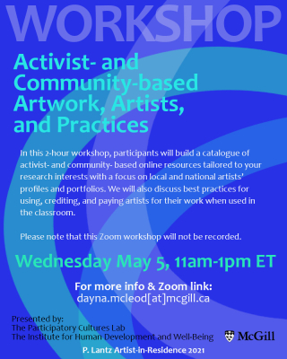 Activist- and Community-based Artwork, Artists, and ...