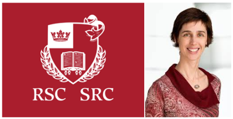 Royal Society of Canada logo alongside Prof Joelle Pineau