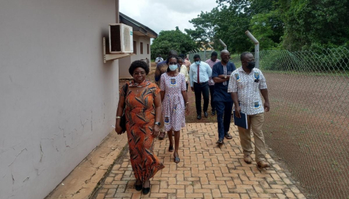 Provost and Officials of CBAS Visit the University of Ghana Nutrition Research and Training Centre (UG-NRTC), Asesewa