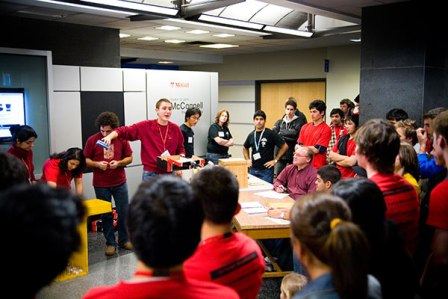 Classroom with students
