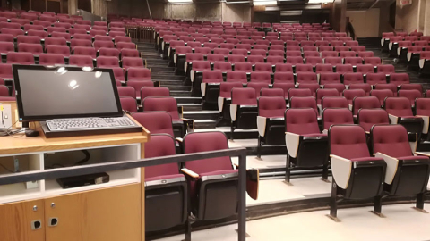 Photo of McGill classroom