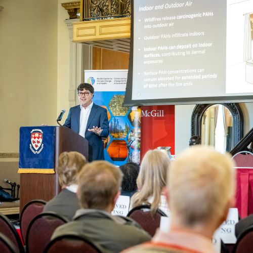 Scott Weichenthal speaking at conference