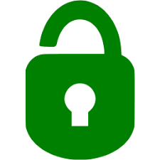 logo of a green lock