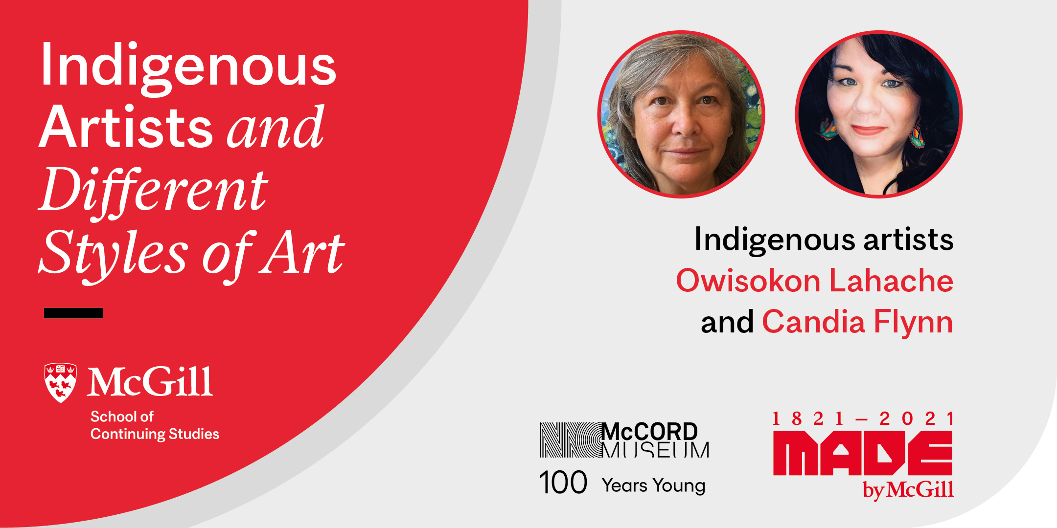 McGill-McCord Indigenous Artists and Different Styles of Art