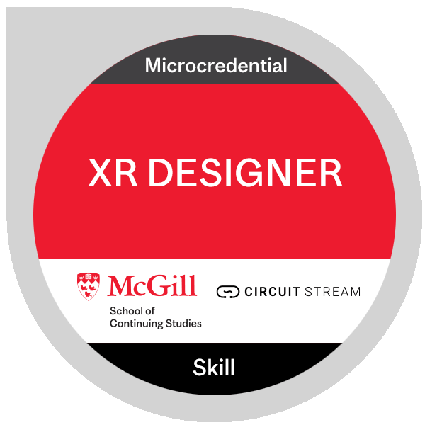 McGill SCS XR Designer Badge