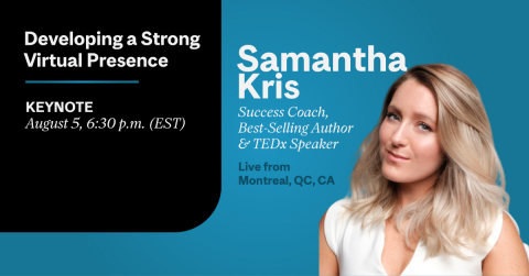 Samantha Kris CATS Strong Virtual Presence Keynote