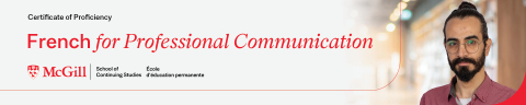 Certificate of Proficiency - French for Professional Communication Header