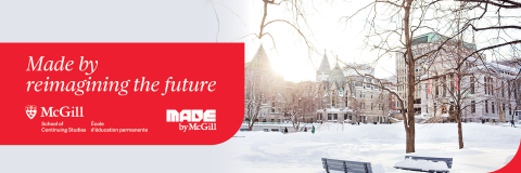 McGill School of Continuing Studies - McGill University Campus in Winter