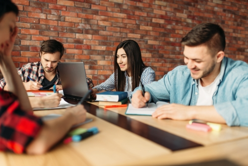 Group of students collaborating