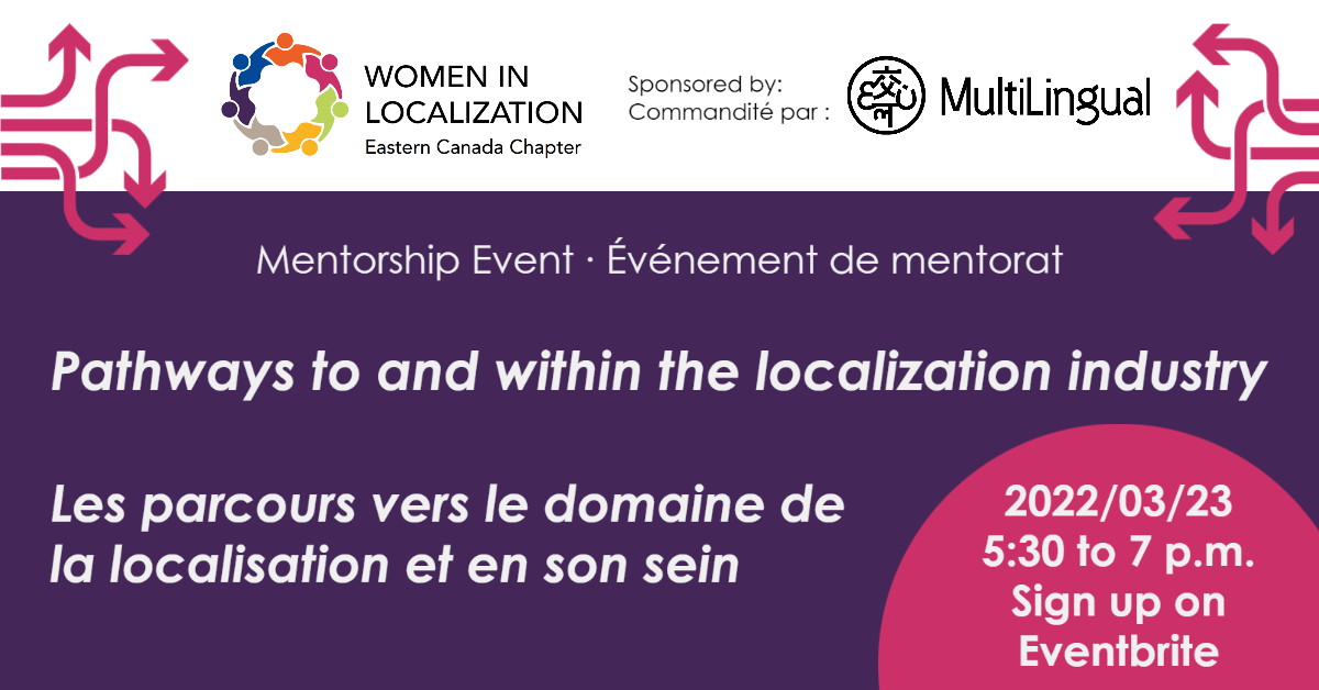 WLEC Mentorship Event: Pathways to and Within the Localization Industry