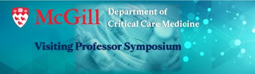 Critical Care Medicine Visiting Professor Banner