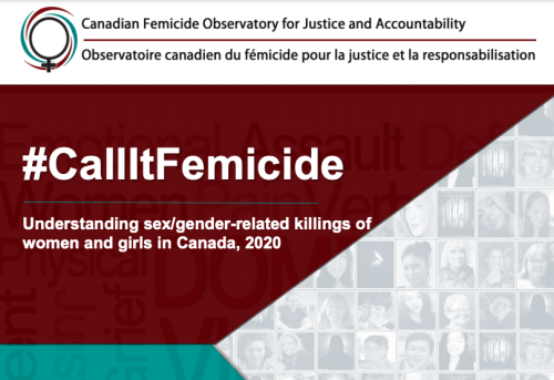 Call it Femicide Report Cover Photo