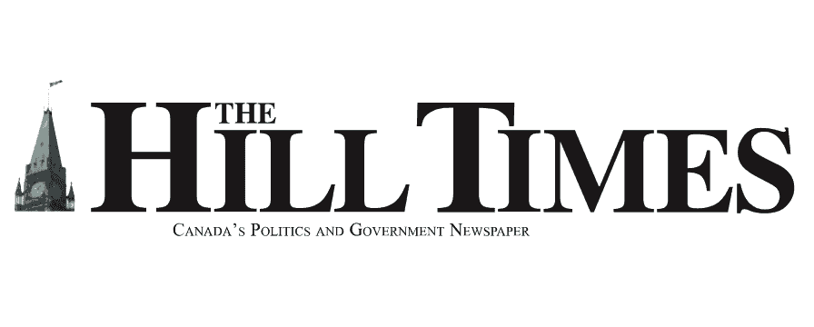 The text reads "The Hill Times: Canada's Politics and Government Newsletter".