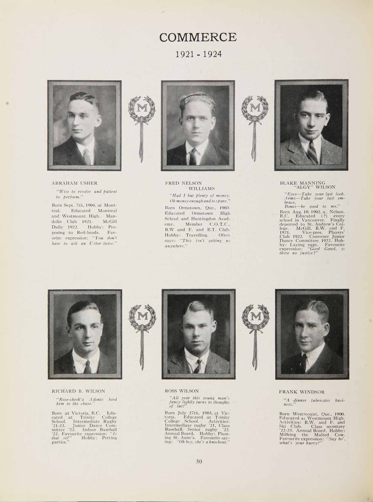 McGill Yearbook: 1924