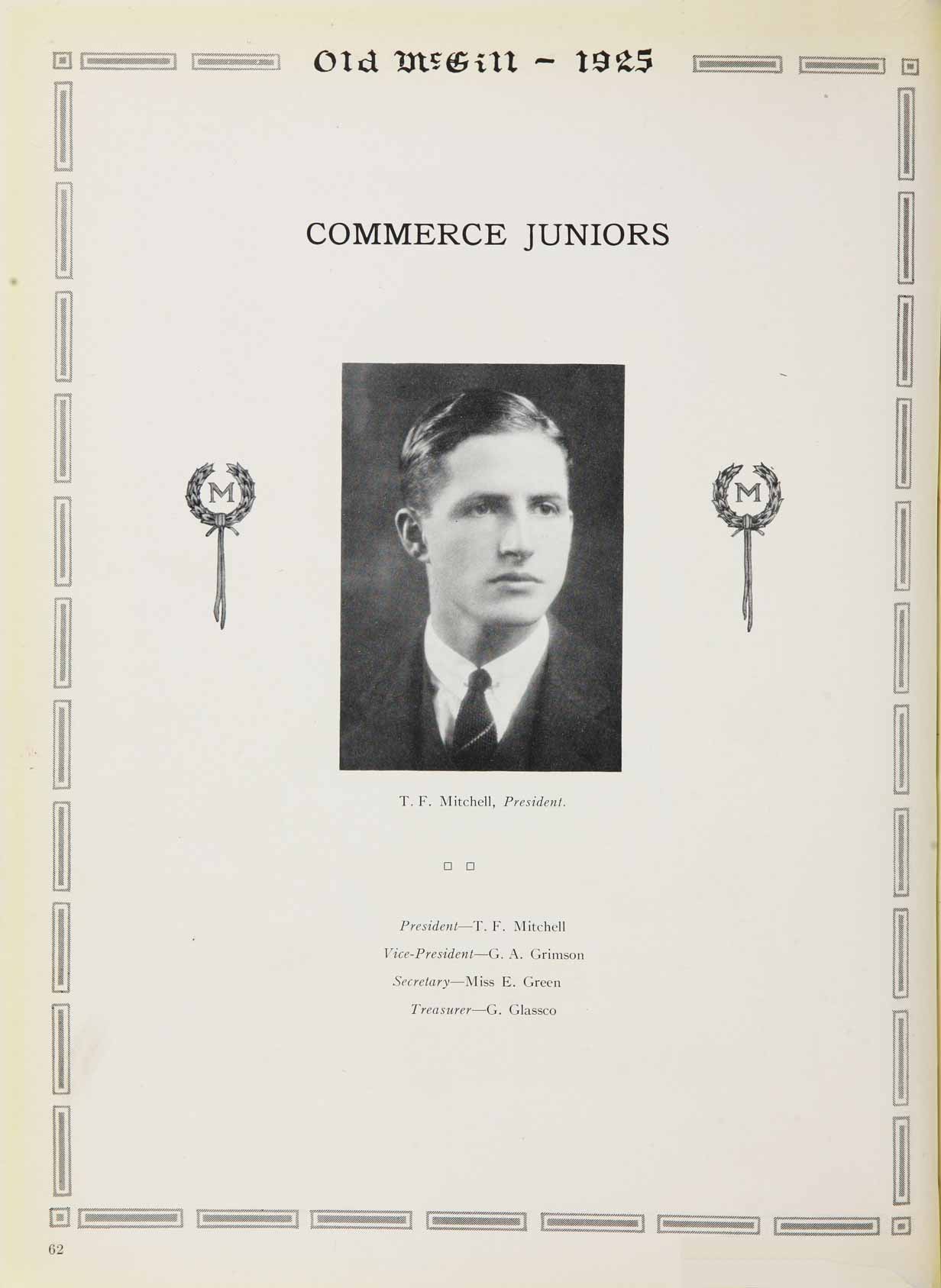 McGill Yearbook: 1925