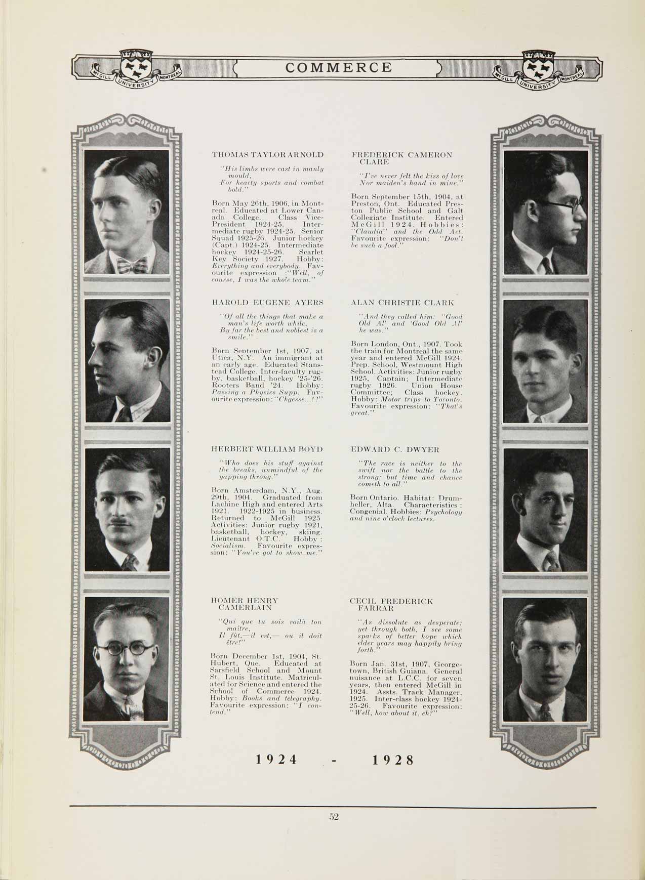 McGill Yearbook: 1928