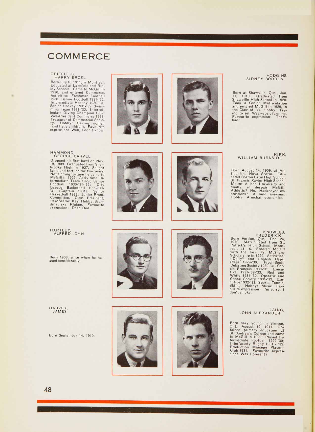 McGill Yearbook: 1933