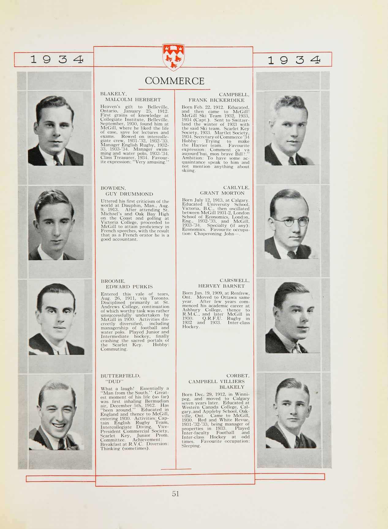 McGill Yearbook: 1934