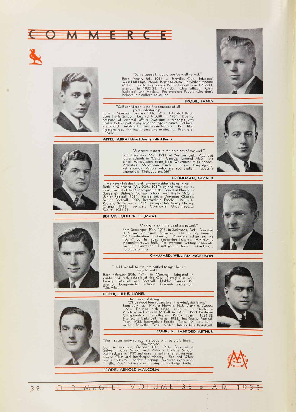 McGill Yearbook: 1935