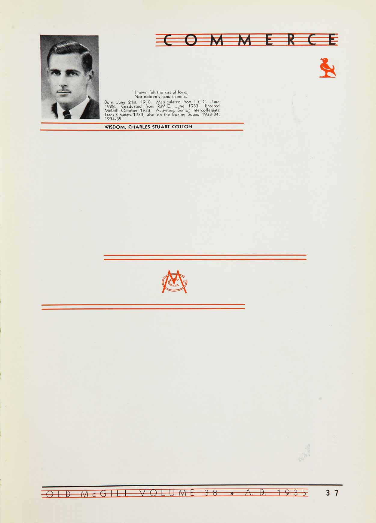 McGill Yearbook: 1935