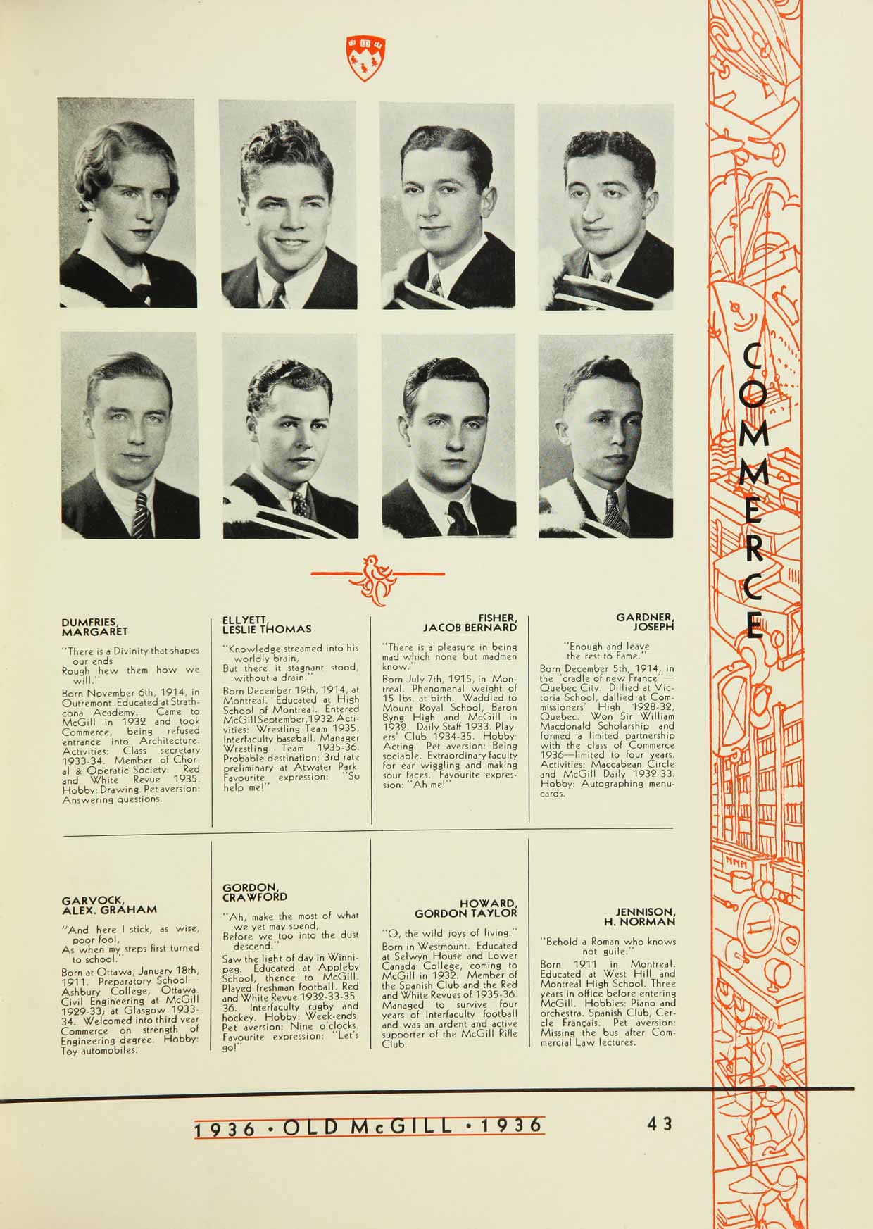 McGill Yearbook: 1936