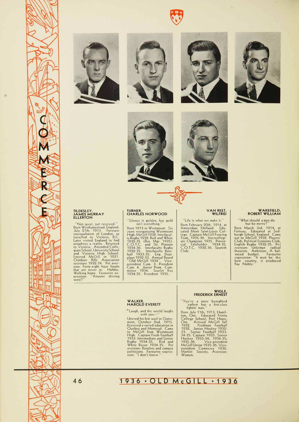 McGill Yearbook: 1936