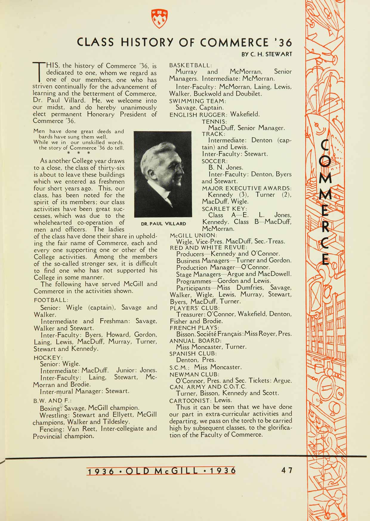 McGill Yearbook: 1936