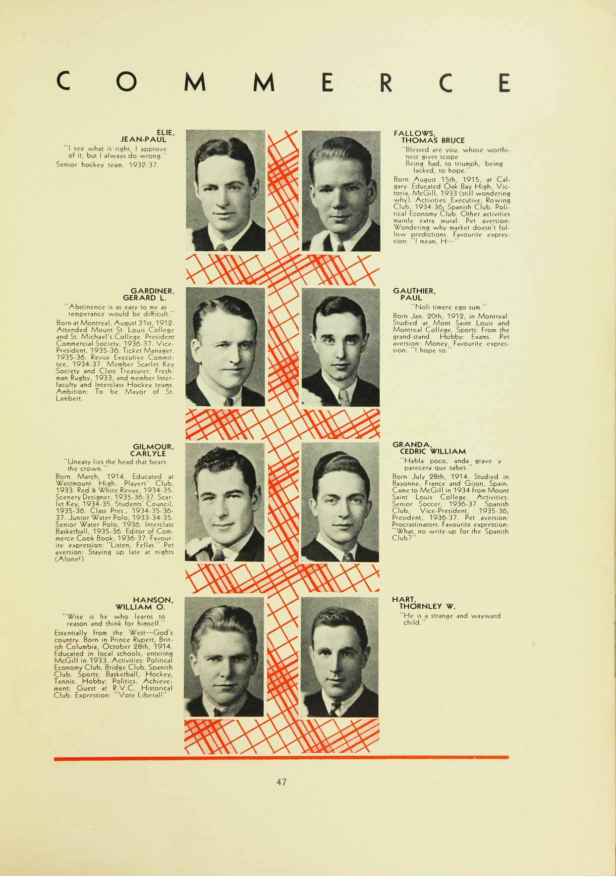 McGill Yearbook: 1937