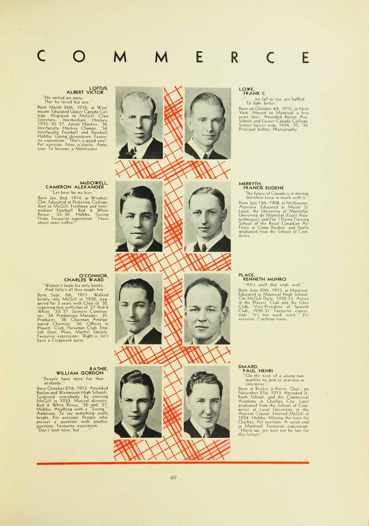 McGill Yearbook: 1937