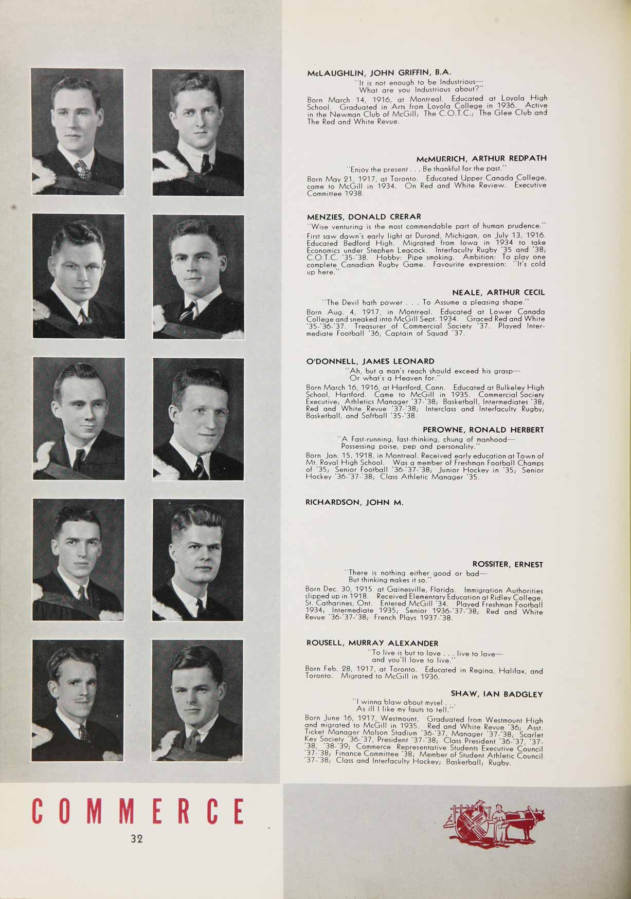 McGill Yearbook: 1939