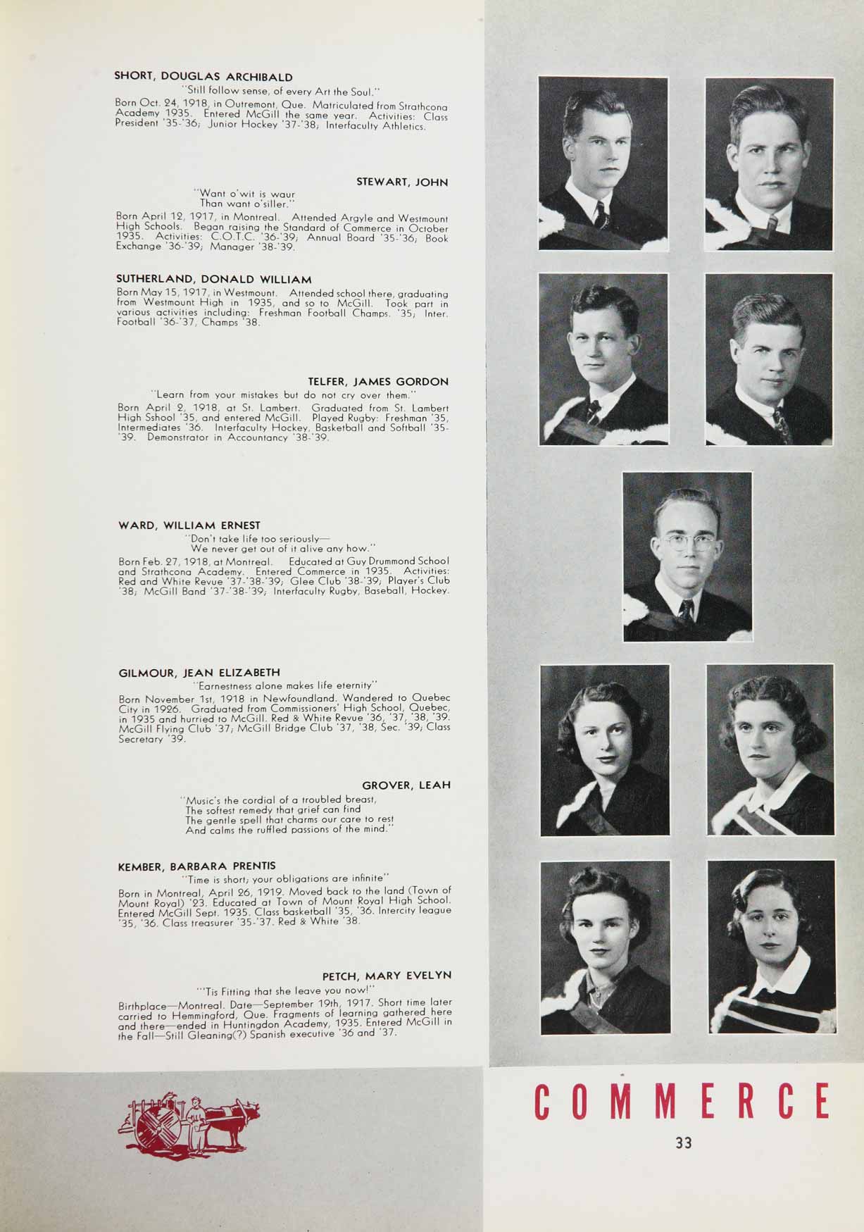 McGill Yearbook: 1939