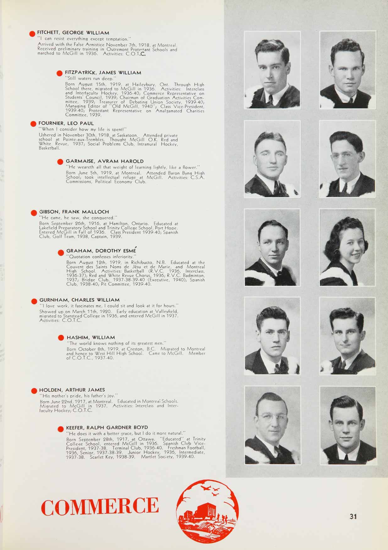 McGill Yearbook: 1940