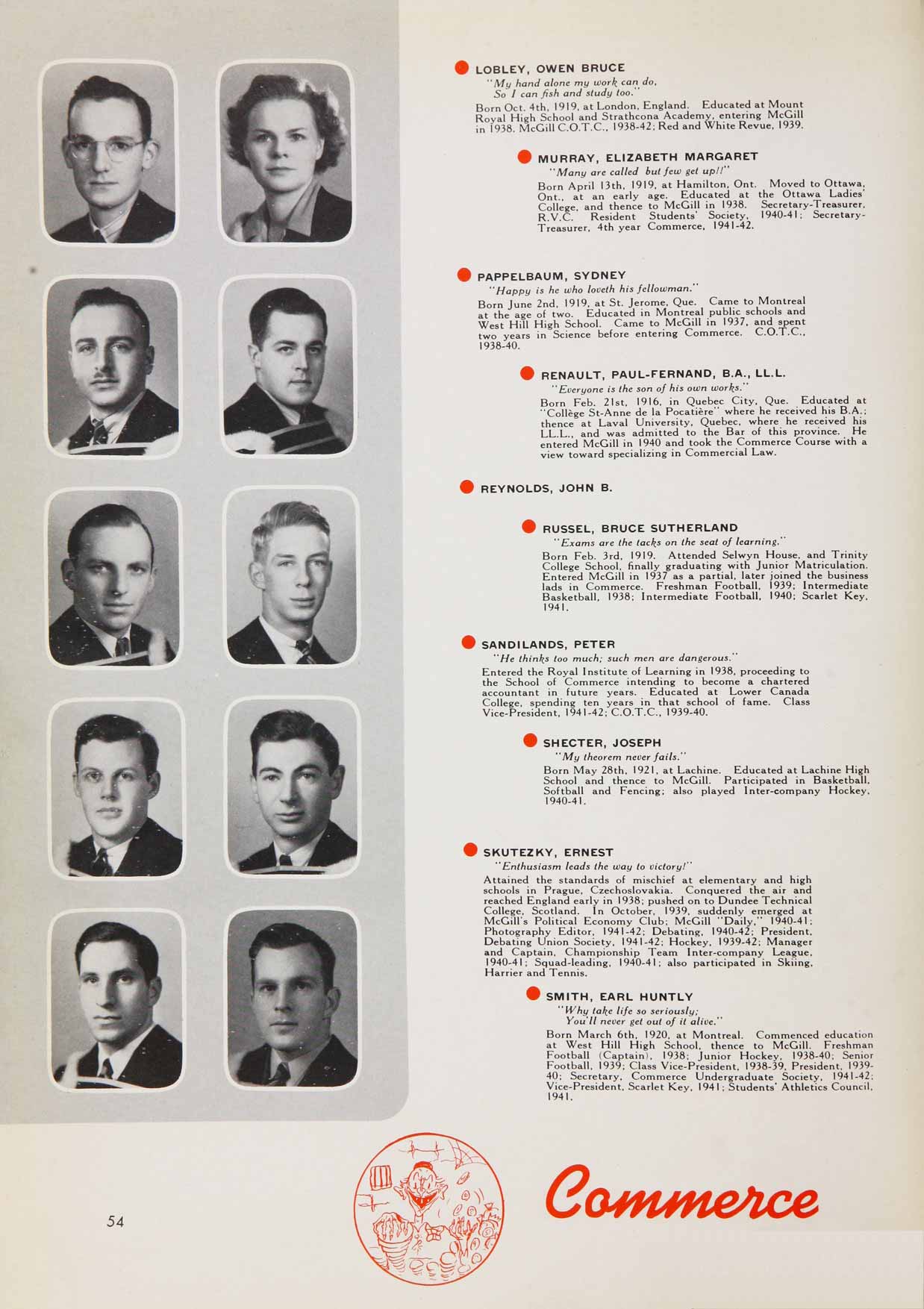 McGill Yearbook: 1942