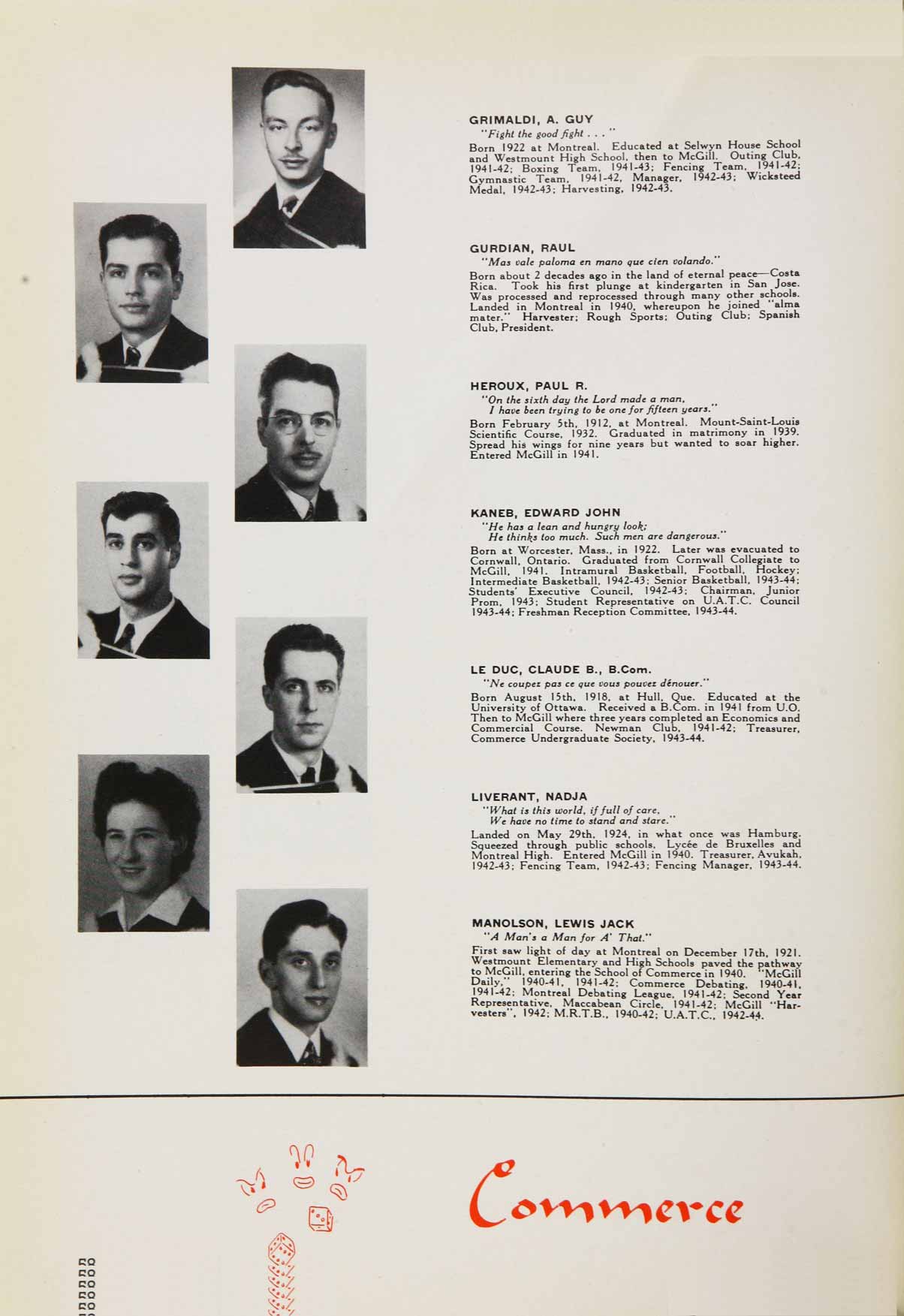 McGill Yearbook: 1944