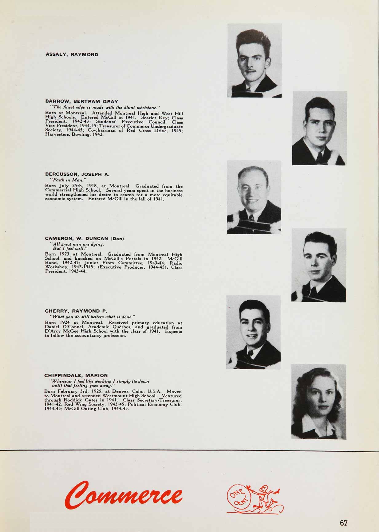 McGill Yearbook: 1945