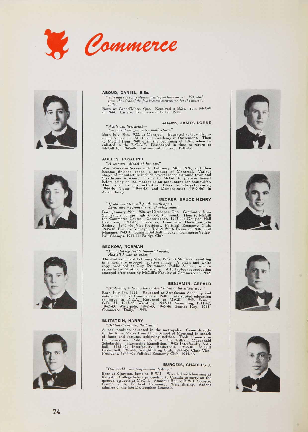 McGill Yearbook: 1946