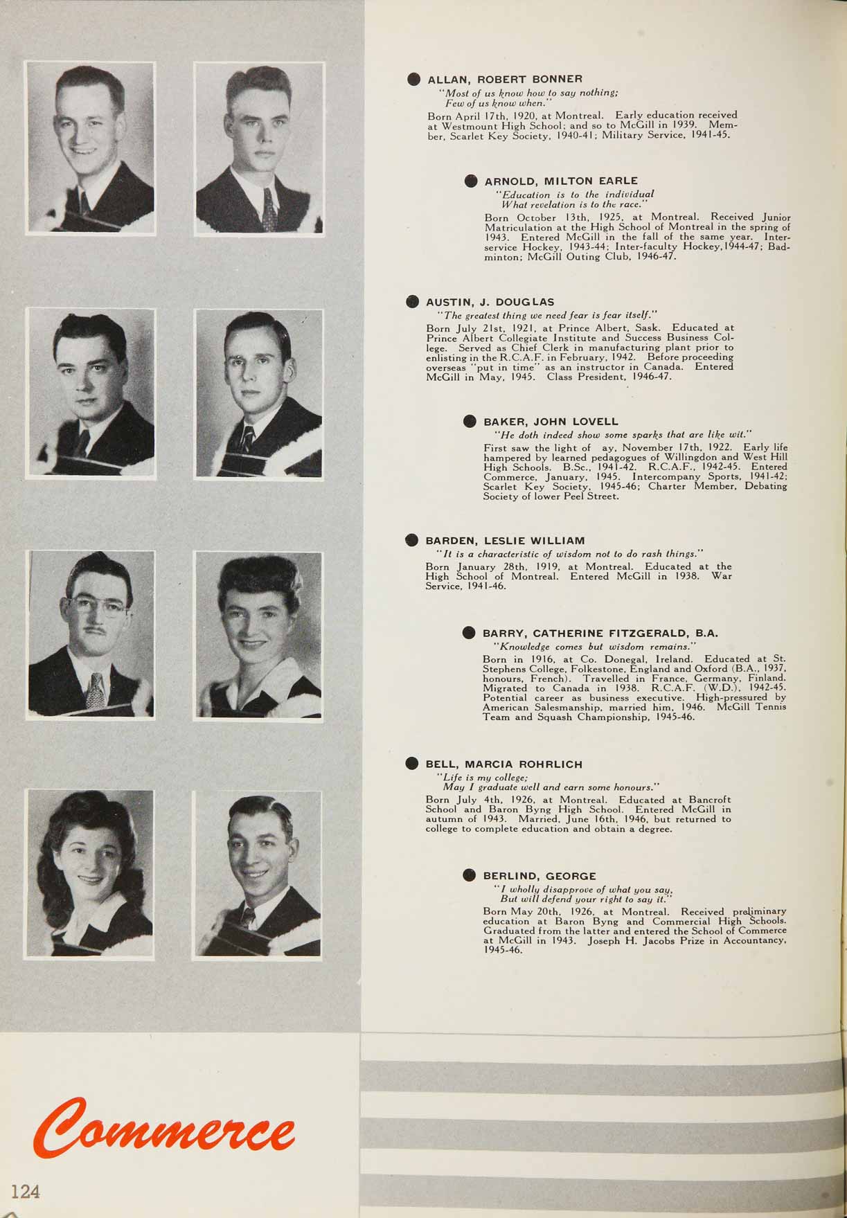 McGill Yearbook: 1947