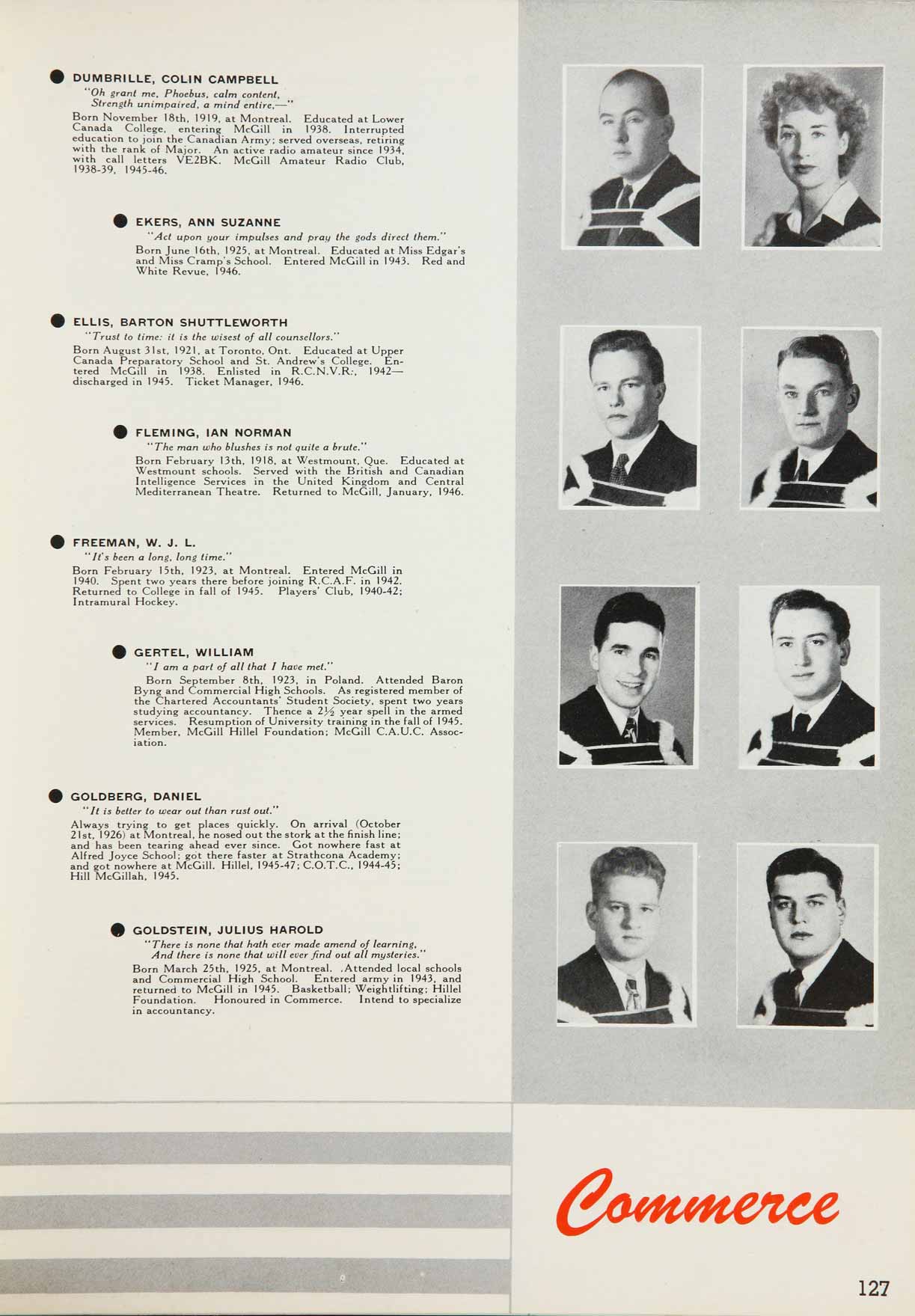 McGill Yearbook: 1947