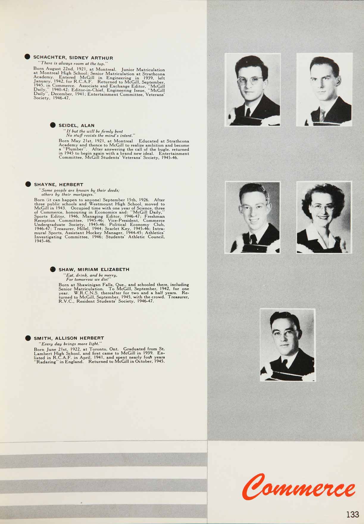 McGill Yearbook: 1947