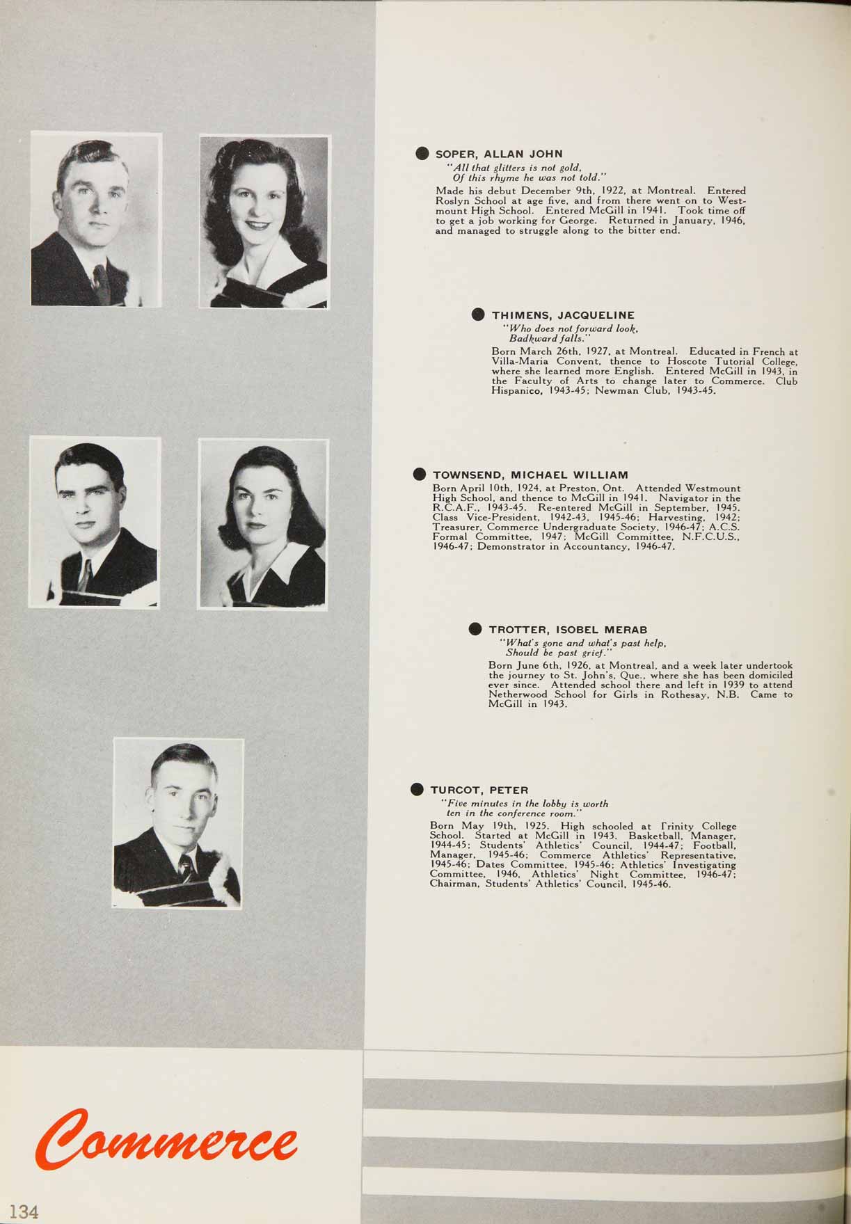 McGill Yearbook: 1947