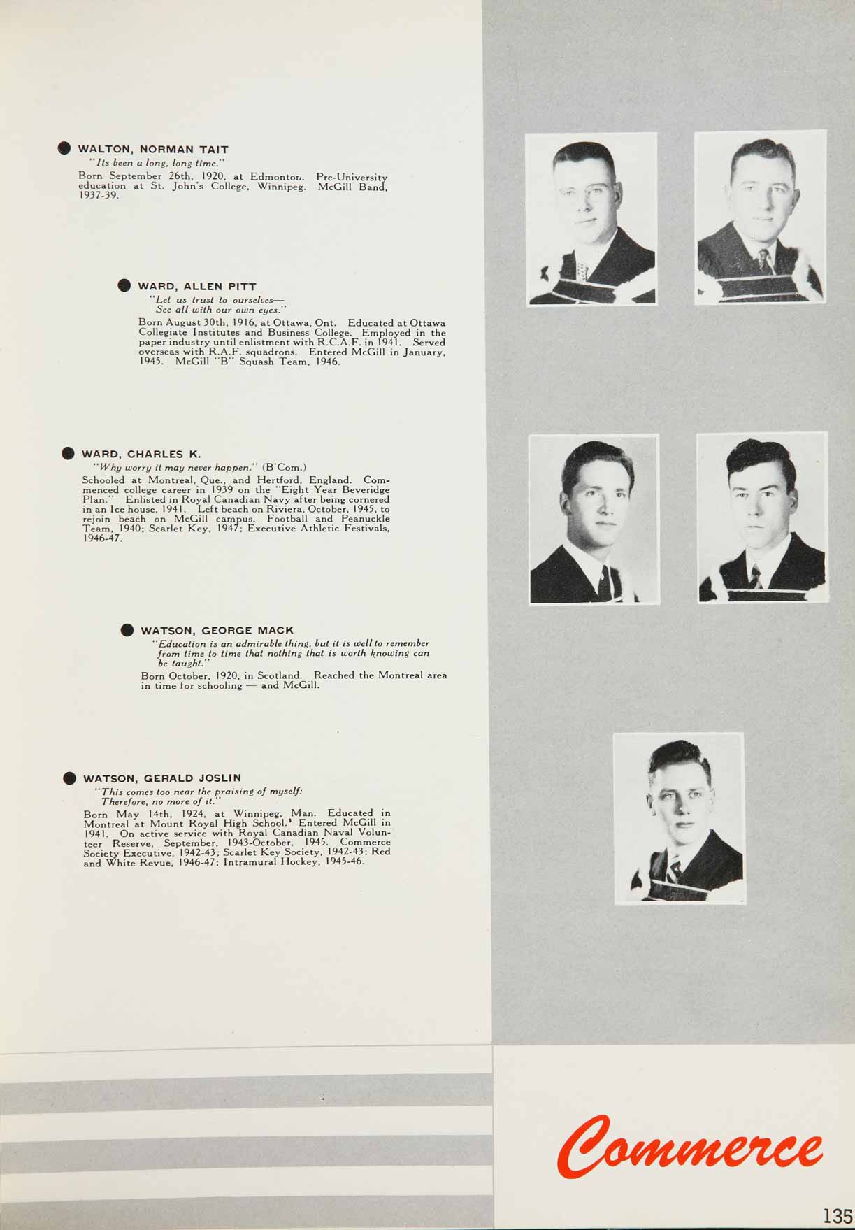 McGill Yearbook: 1947