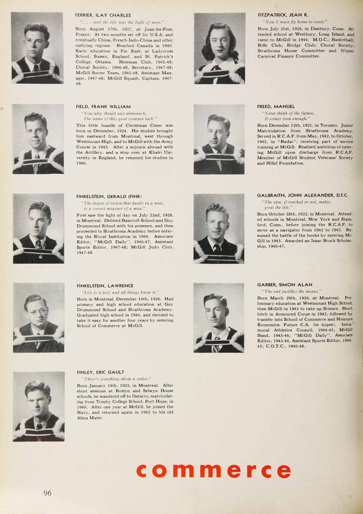 McGill Yearboook: 1948