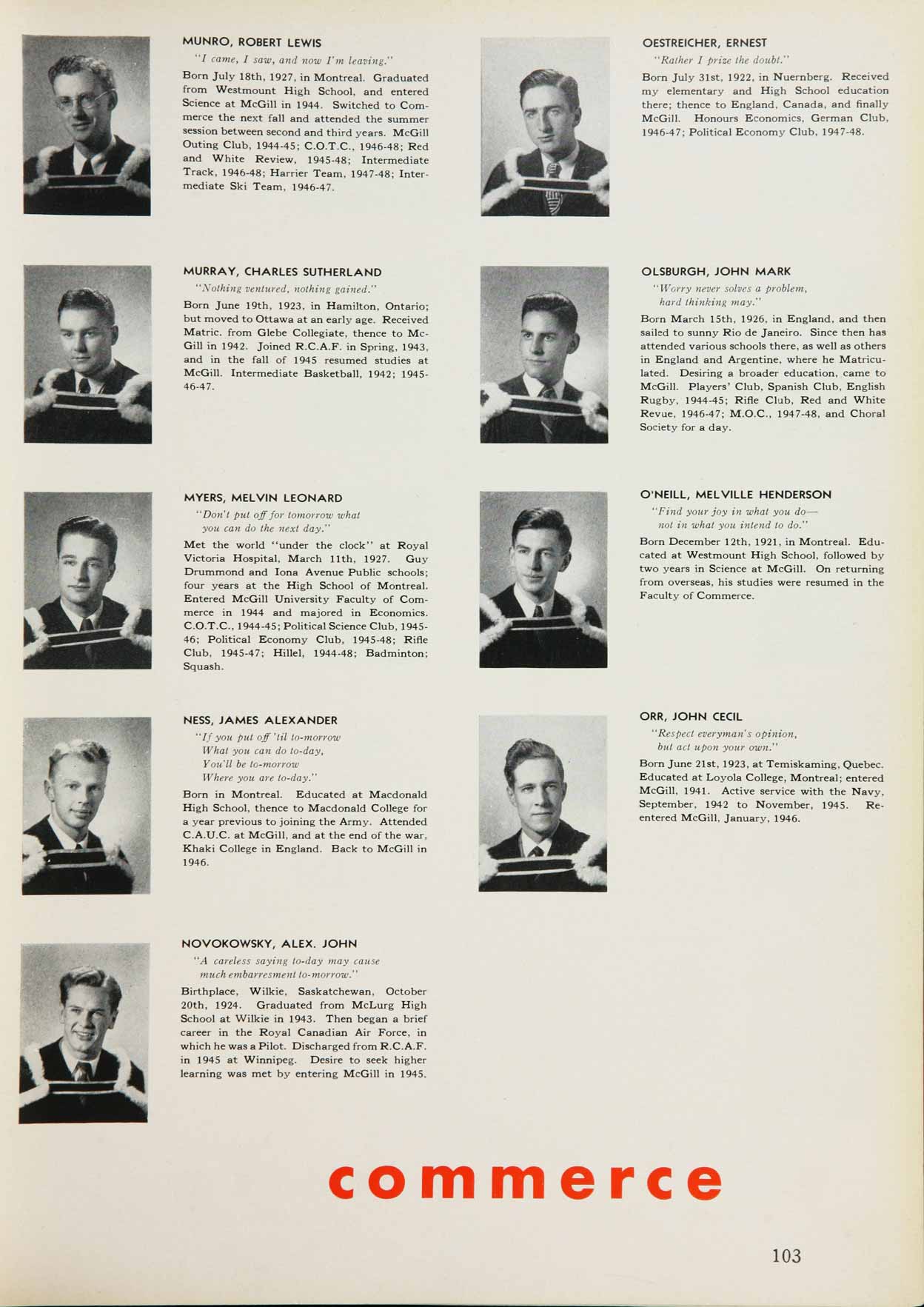 McGill Yearboook: 1948